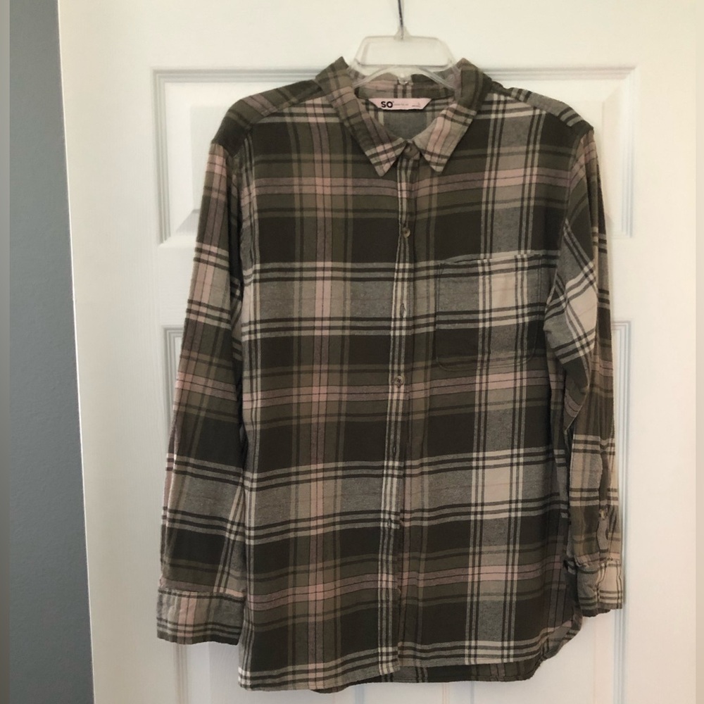 SO Juniors Flannel Shirt